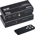 
8K 60hz HDMI Audio Extractor Splitter, Supports HDMI 2.1, HDR, VRR, HDCP2.3 - Convert Audio to HDMI, Coaxial, 7.1Ch, Optical, 3.5mm and Coaxial