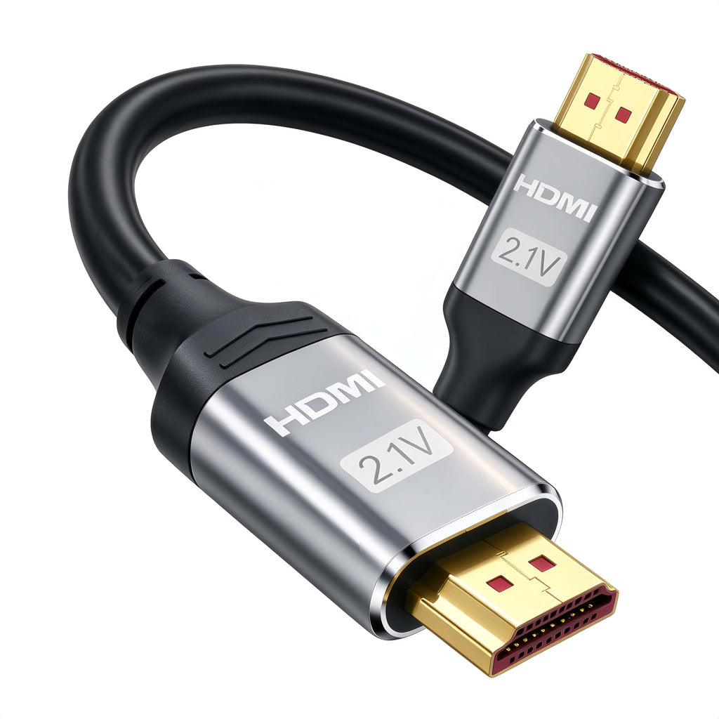 8K HDMI 2.1 Cable 6ft 2-Pack, 48Gbps 8K@60Hz 4K@120Hz HDMI Cord for PS5 Xbox Gaming Monitor TV
